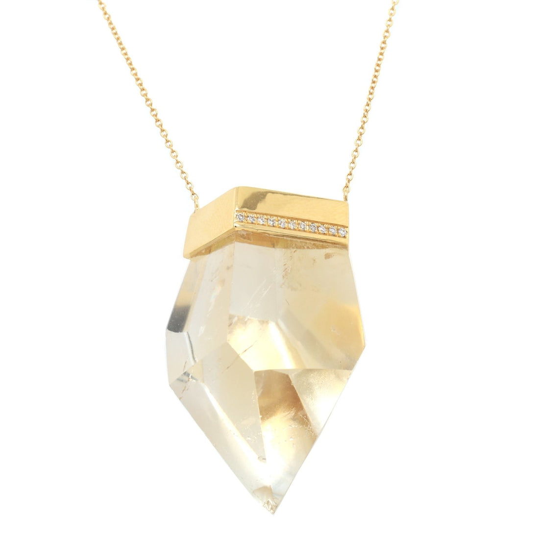 One of a Kind Citrine Necklace - Ele Keats Jewelry