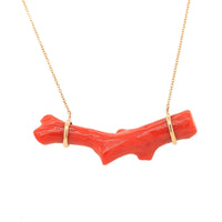 One of a Kind Coral Necklace - Ele Keats Jewelry