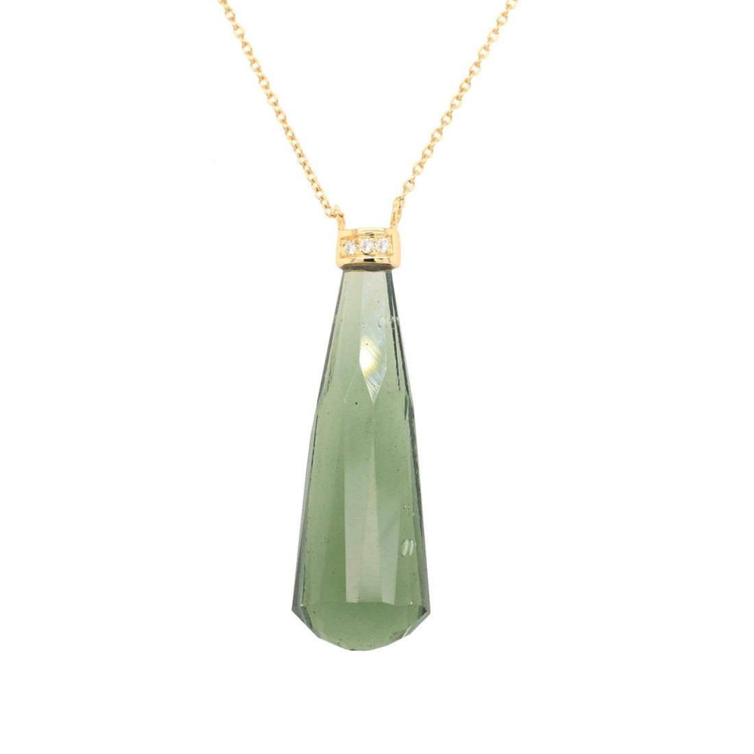 One of a Kind Moldavite Necklace - Ele Keats Jewelry