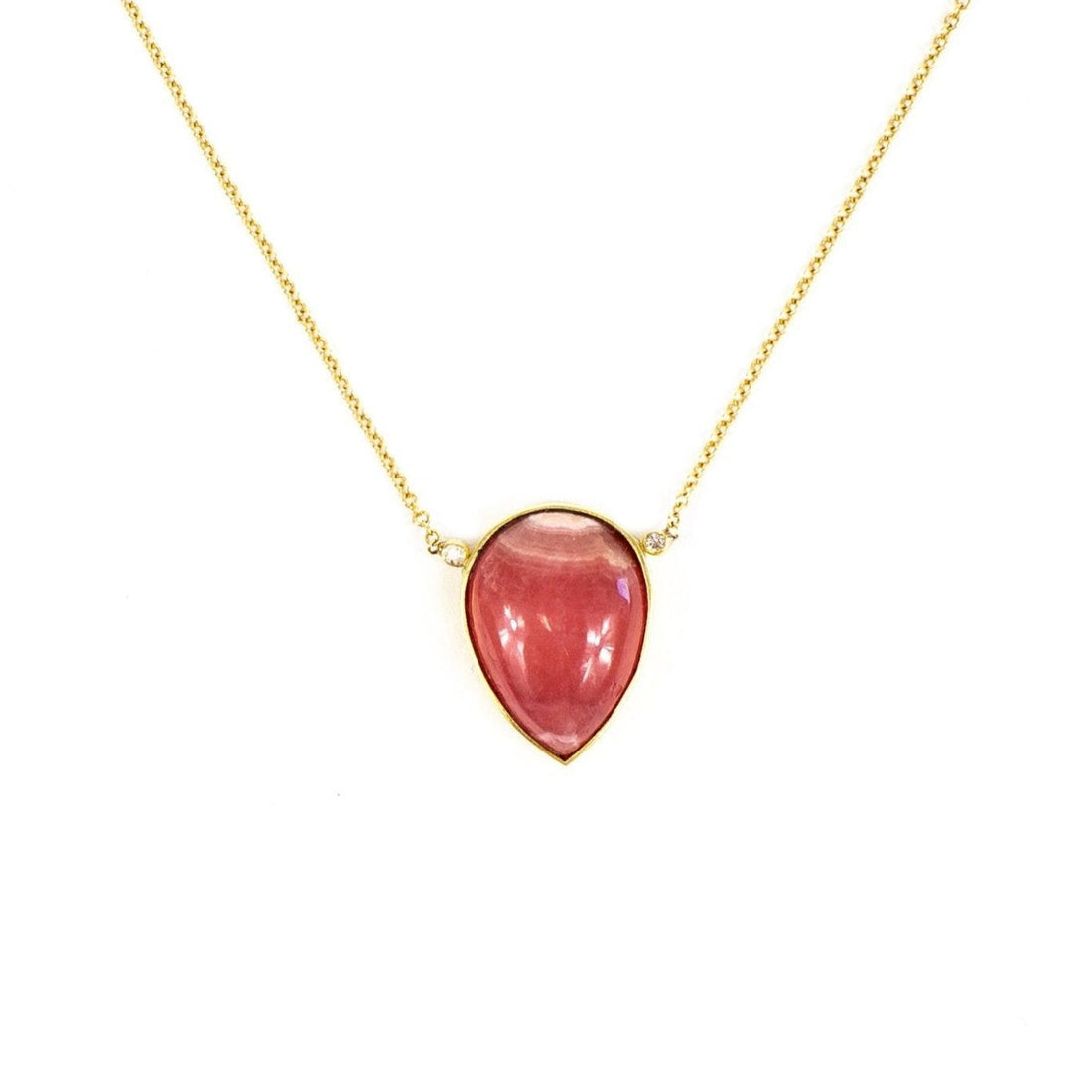 One of a Kind Rhodochrosite Necklace - Ele Keats Jewelry