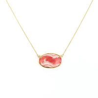 One of a Kind Rhodochrosite Necklace - Ele Keats Jewelry