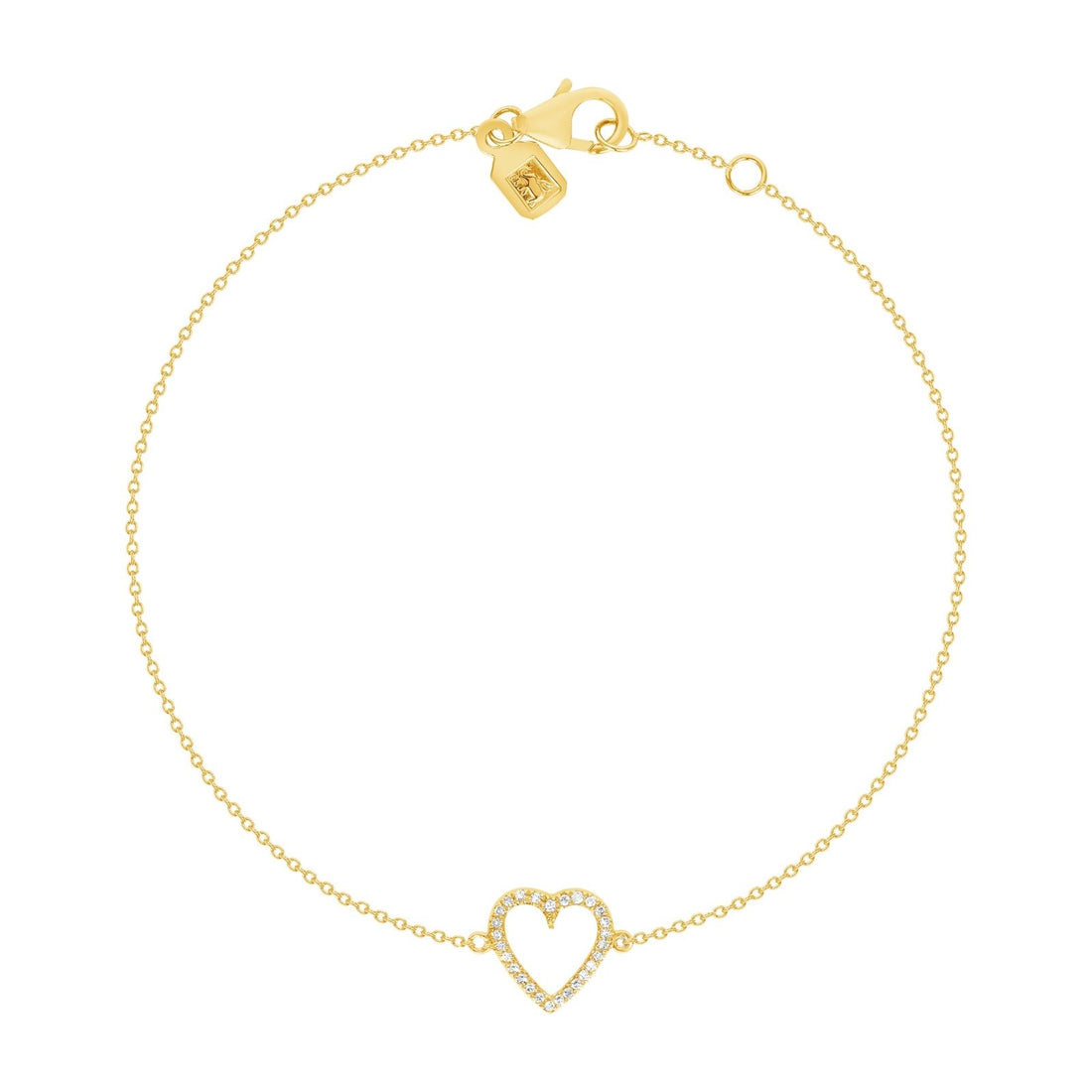 Open Heart Bracelet - Ele Keats Jewelry