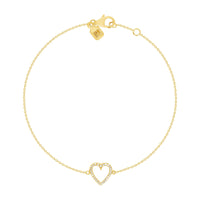 Open Heart Bracelet - Ele Keats Jewelry