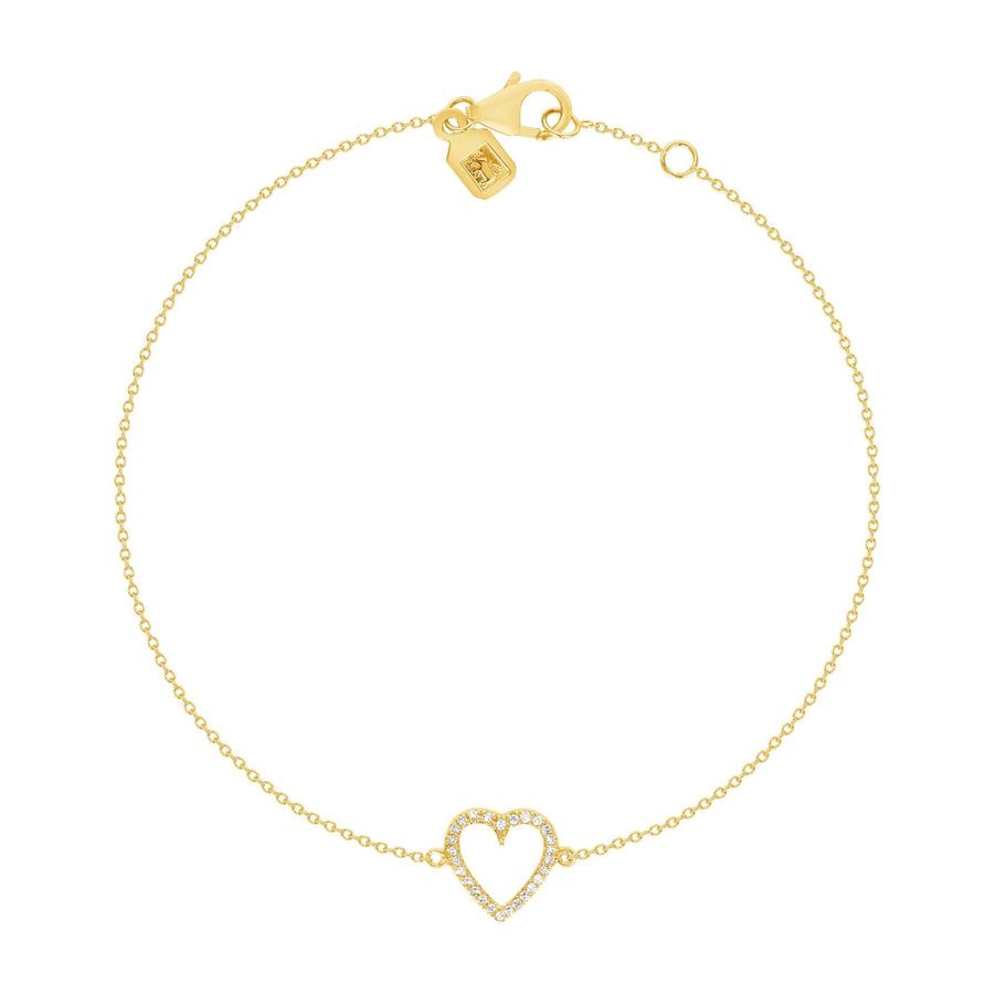 Open Heart Bracelet - Ele Keats Jewelry