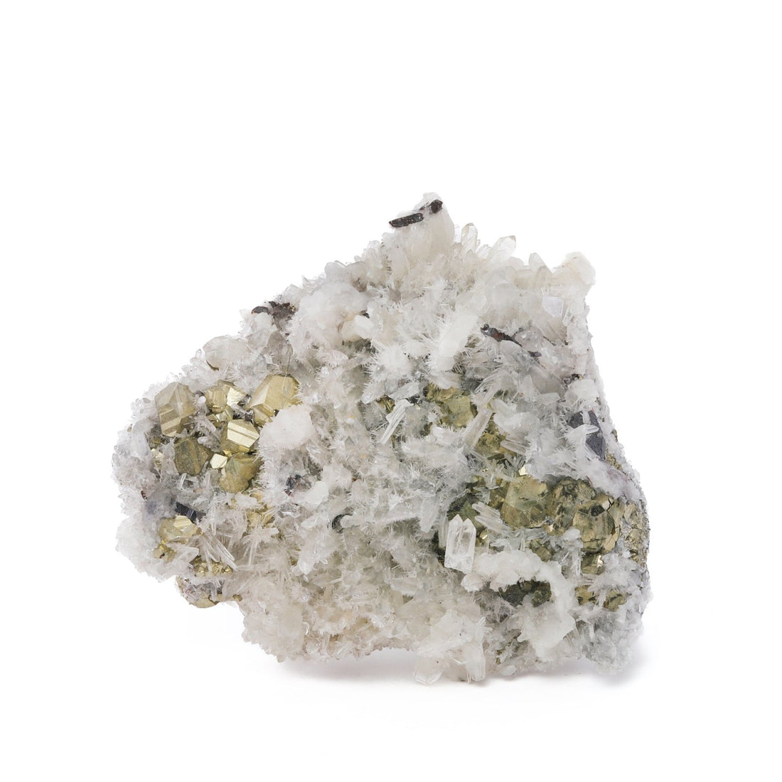 Quartz with Pyrite - Ele Keats Jewelry