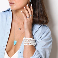 Selenite Bracelet - Ele Keats Jewelry