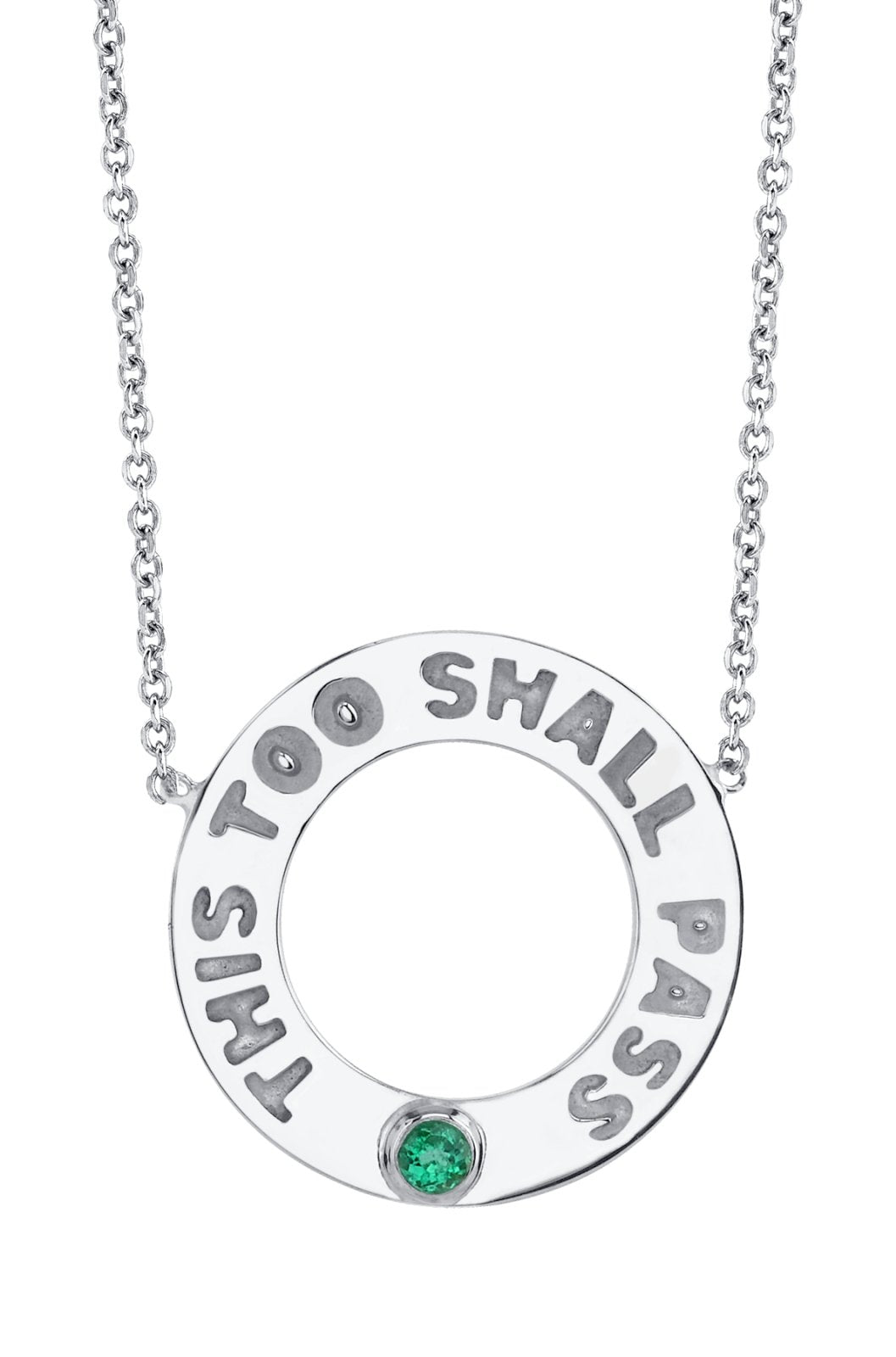 This Too Shall Pass Emerald - Ele Keats Jewelry
