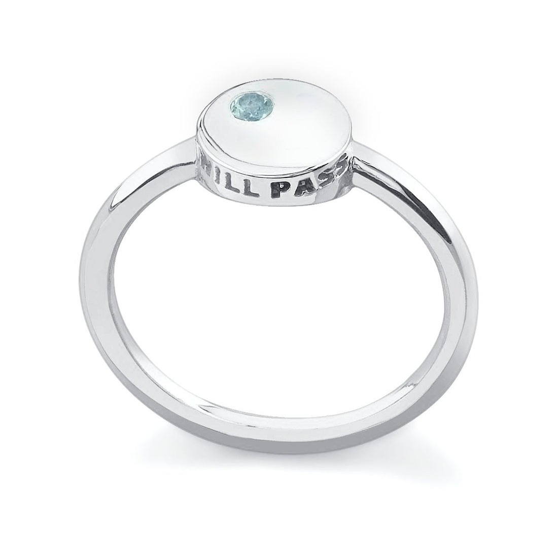 This Too Will Pass Aquamarine - Ele Keats Jewelry