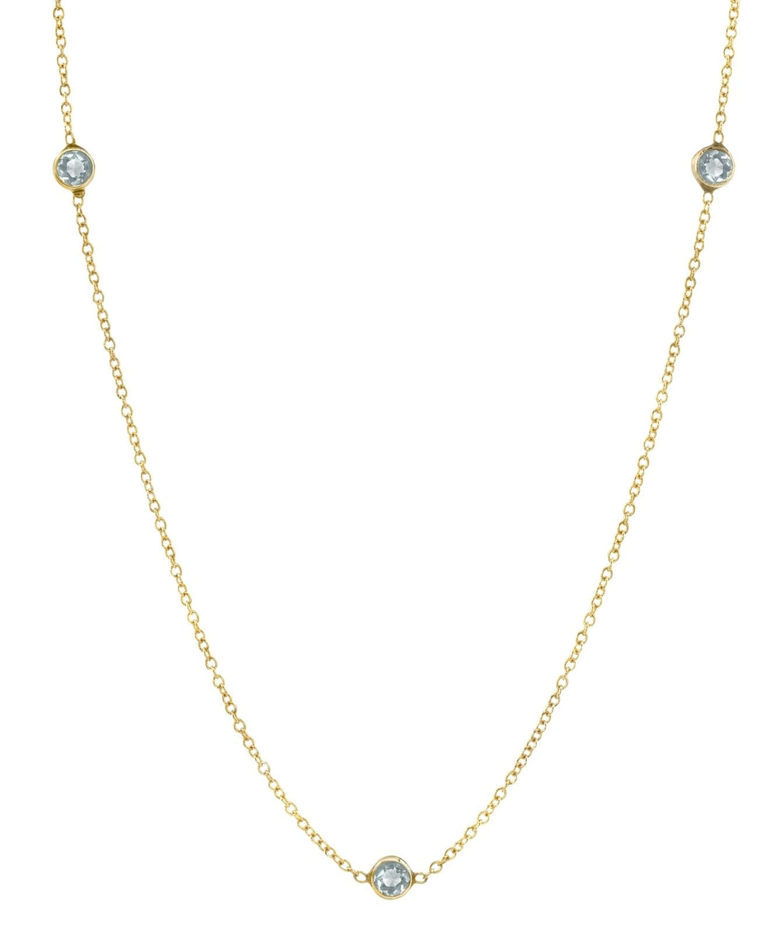Three Aquamarine - Ele Keats Jewelry