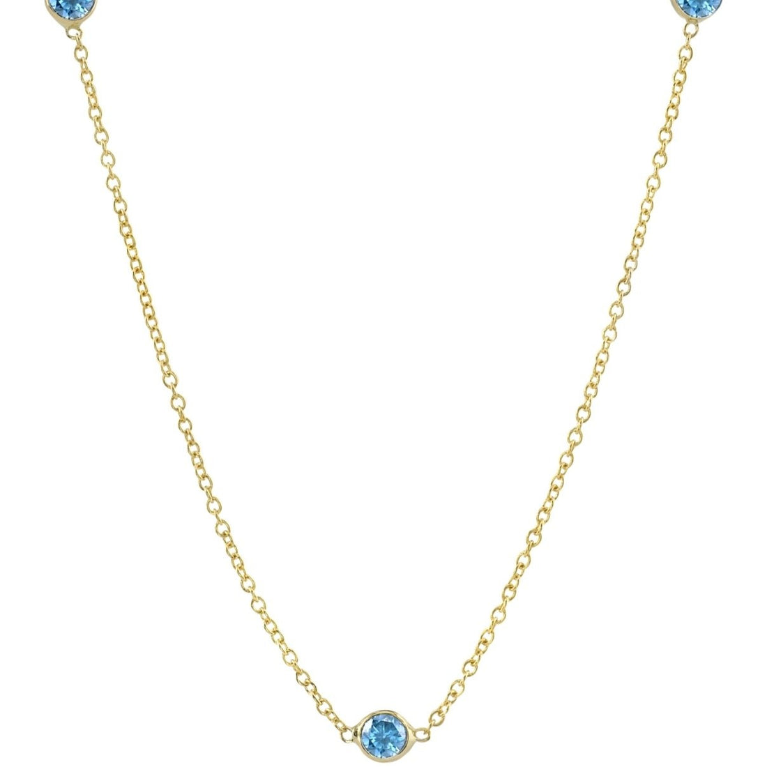 Three Blue Zircon - Ele Keats Jewelry