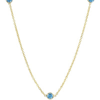 Three Blue Zircon - Ele Keats Jewelry