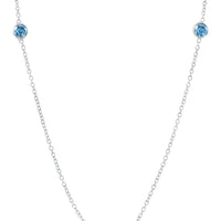 Three Blue Zircon - Ele Keats Jewelry