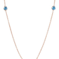 Three Blue Zircon - Ele Keats Jewelry