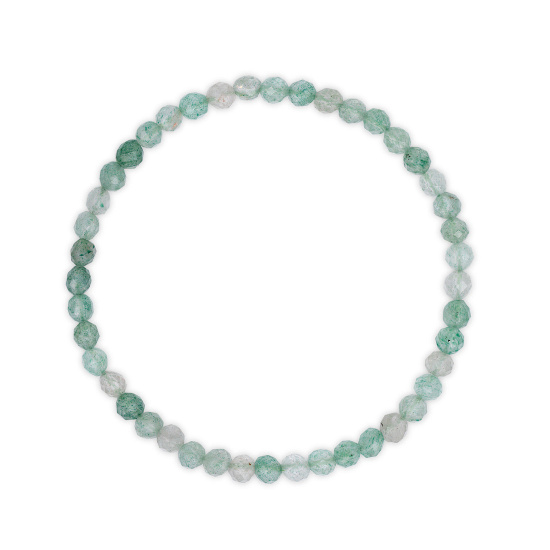 Faceted Aventurine Beaded Bracelet