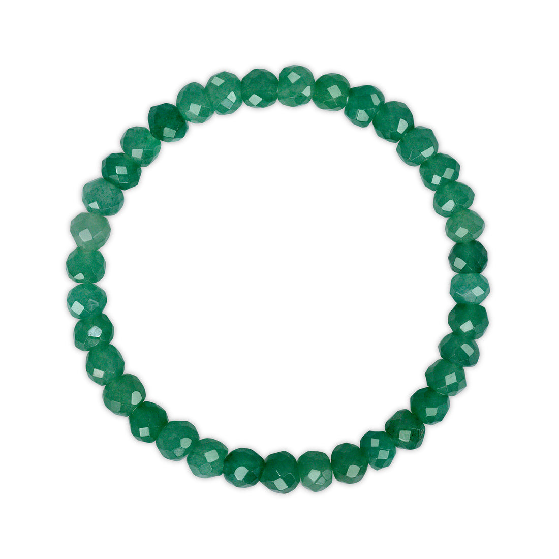 Faceted Aventurine 7mm Bracelet