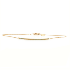 Barrette Green Sapphire Bracelet