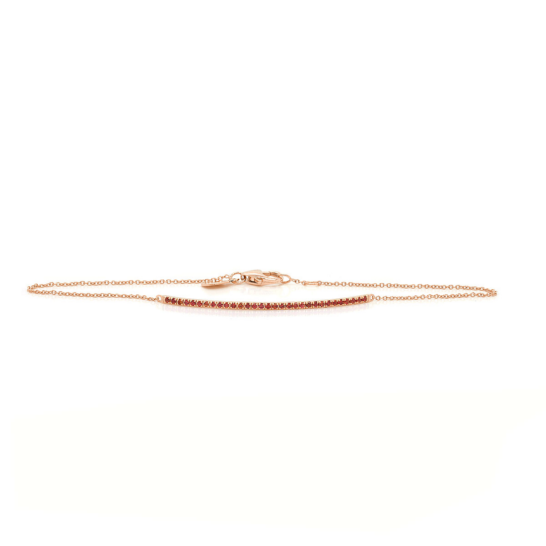 Barrette Orange Sapphire Bracelet