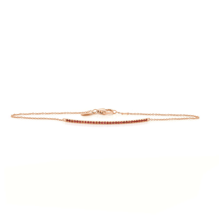 Barrette Orange Sapphire Bracelet