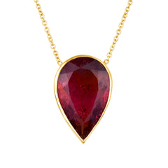 Divinity Necklace Red Tourmaline