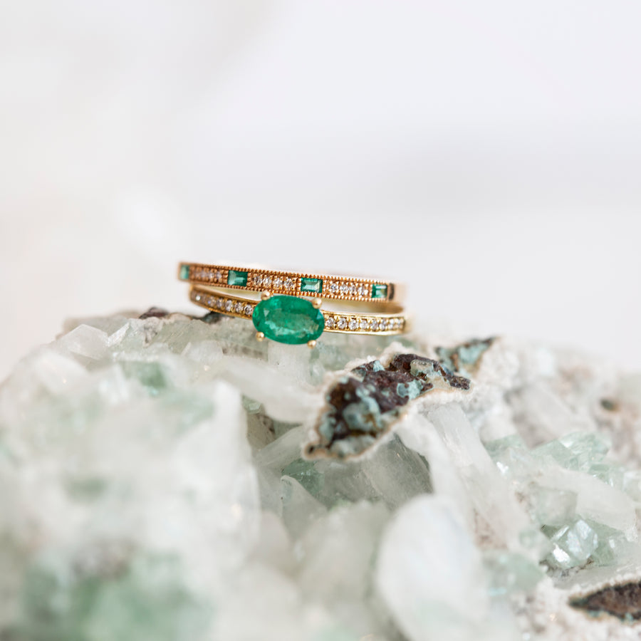 Dignity Emerald Ring