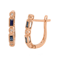 Duchess Blue Sapphire Earrings