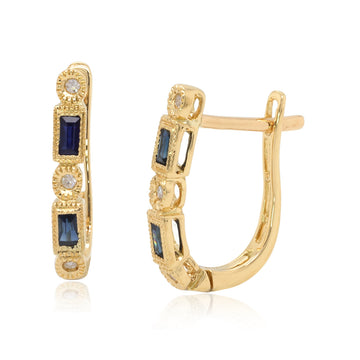 Duchess Blue Sapphire Earrings