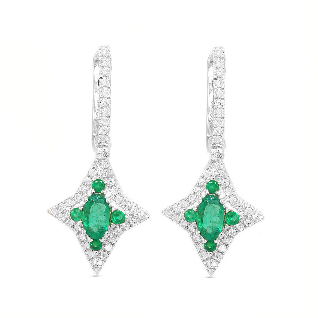 Hallelujah Emerald Earrings