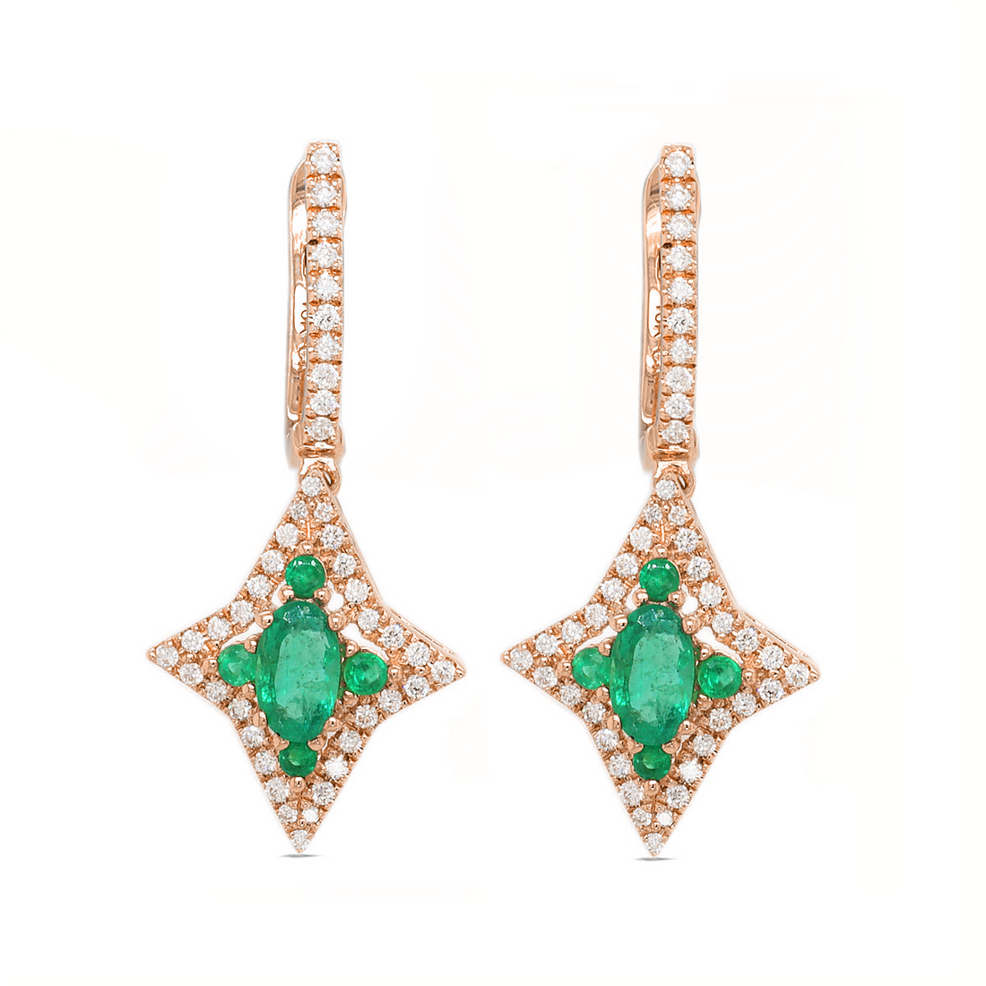 Hallelujah Emerald Earrings