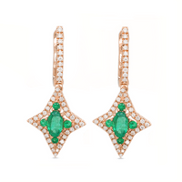 Hallelujah Emerald Earrings