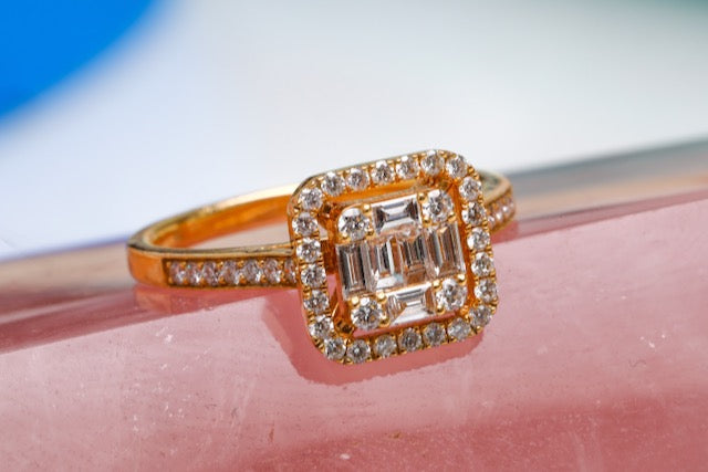Frances Diamond Baguettes Ring