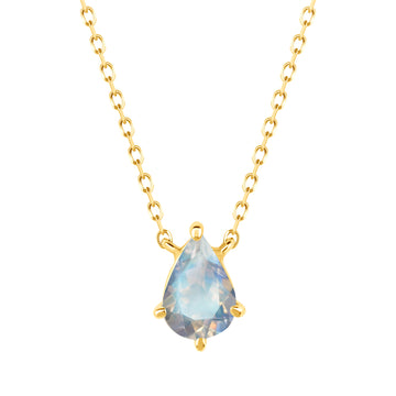 Enchanting Necklace with Blue Moonstone