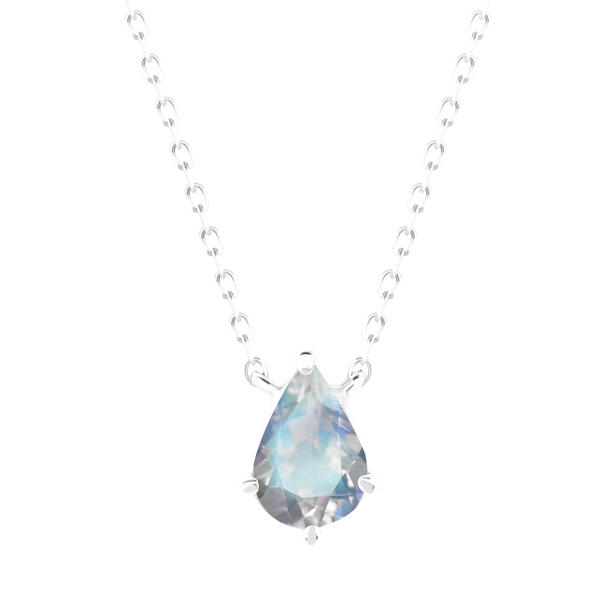 Enchanting Necklace with Blue Moonstone