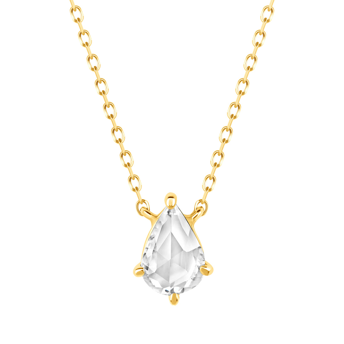 Enchanting Necklace with White Sapphire