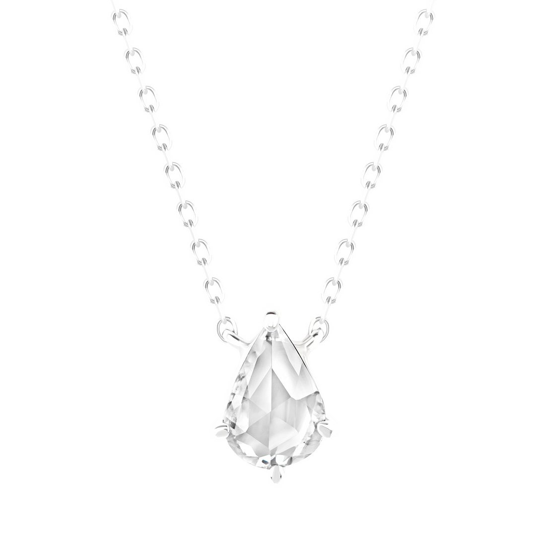 Enchanting Necklace with White Sapphire