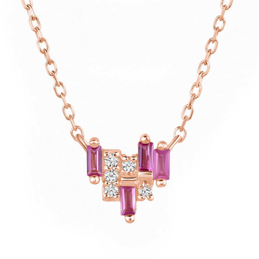 Activation Necklace with Pink Sapphire