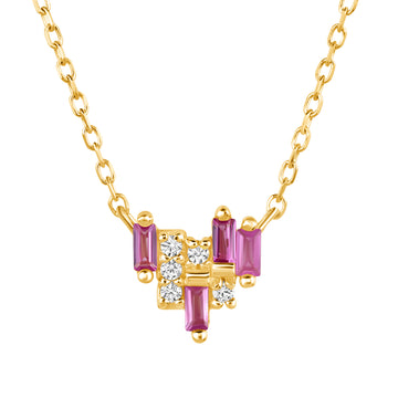 Activation Necklace with Pink Sapphire