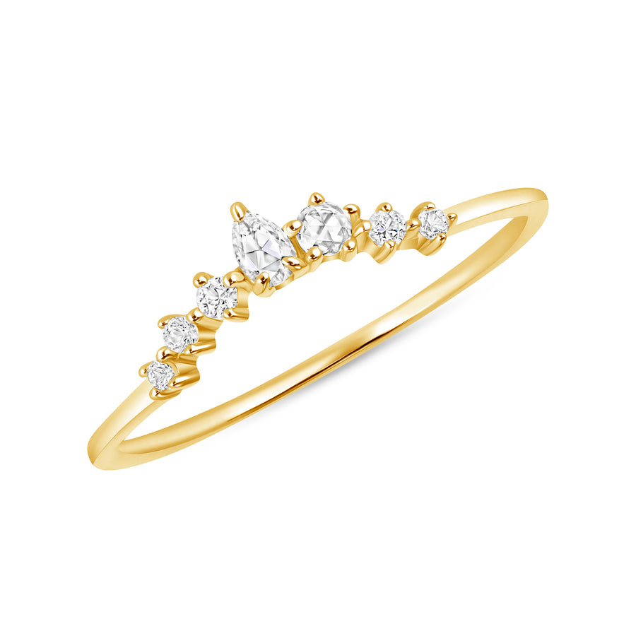 Consciousness Ring with White Sapphire