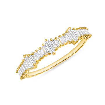 Reclamation Ring with White Sapphire
