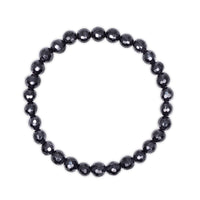 Faceted Onyx Beaded Bracelet