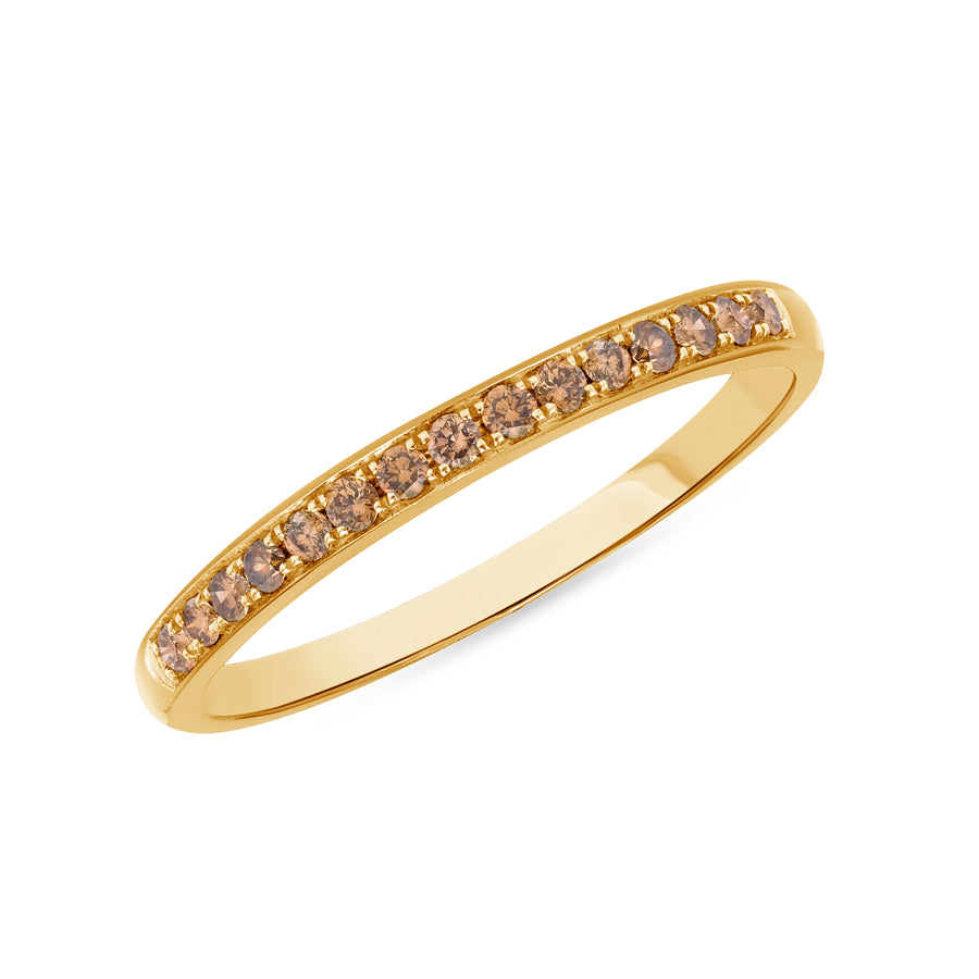 Joyful Champagne Diamond Ring