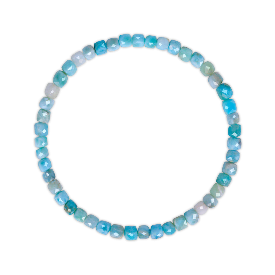 Faceted Larimar Bracelet