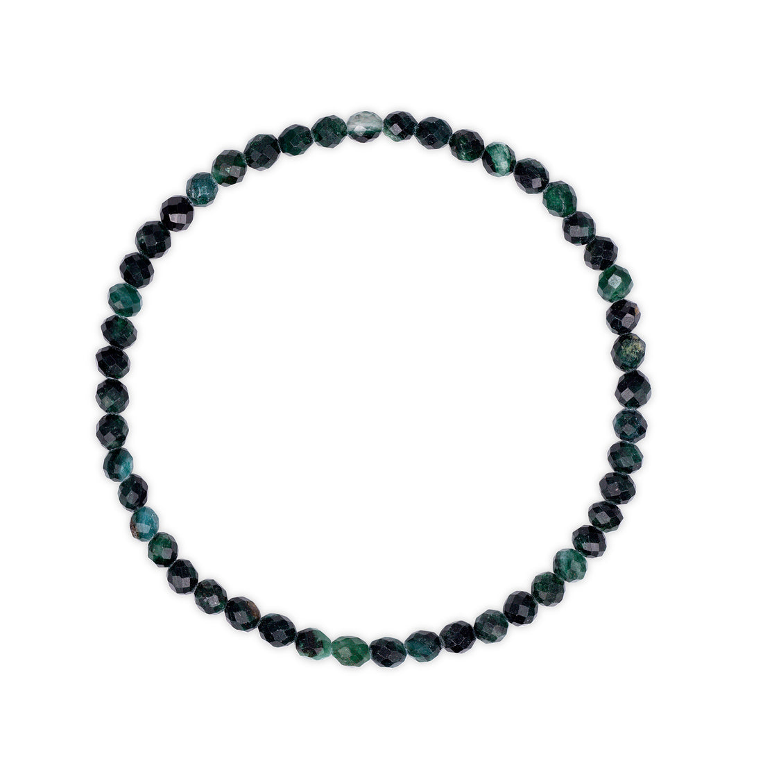 Faceted Green Lepidolite Beaded Bracelet