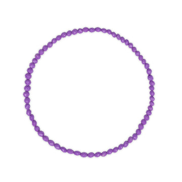 Faceted 6mm Lepidolite Beaded Bracelet