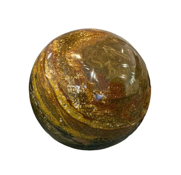 Large Jasper Sphere – Polished Crystal for Strength & Earth Energy