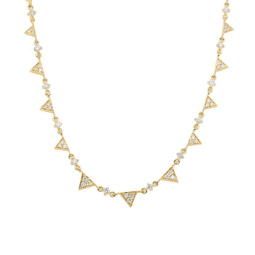 Gratitude Necklace with Diamonds