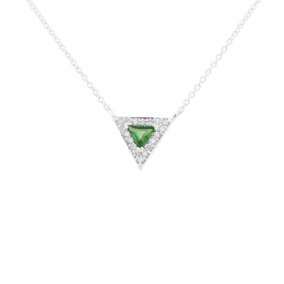 Hope Necklace with Green Garnet