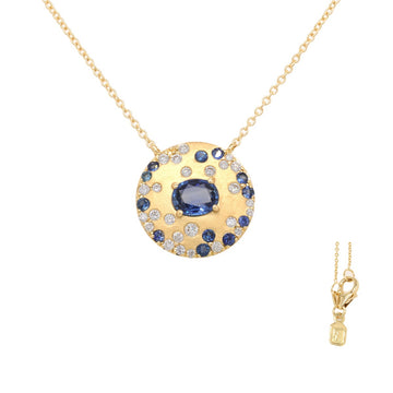Empowerment Necklace with Sapphire and Diamond