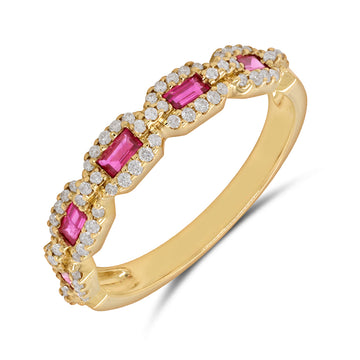 Journey Ruby and Diamond Ring