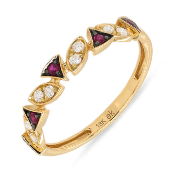 Radiance Ruby and Diamond Ring