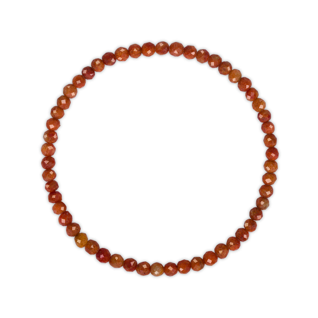Faceted Red Coral Bracelet